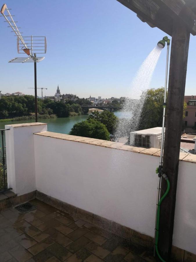 Trianabridgeviews Ático con vistas al puente de Triana calle Castilla 38 Siviglia Esterno foto