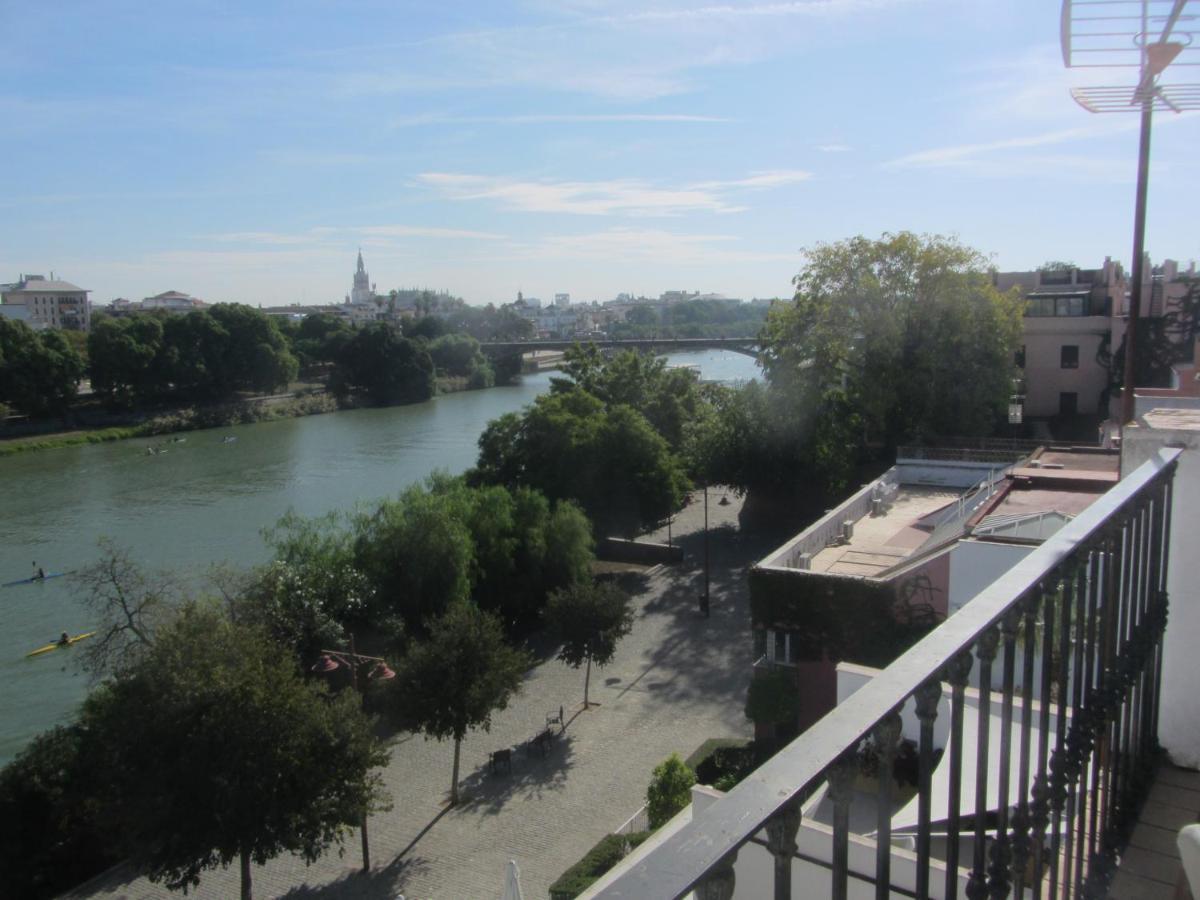 Trianabridgeviews Ático con vistas al puente de Triana calle Castilla 38 Siviglia Esterno foto